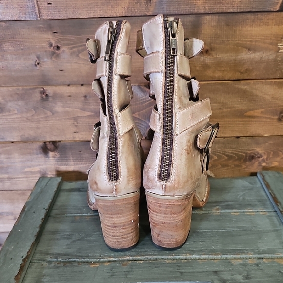 Freebird Sandals Bond Boots Buckle Straps Gladiator 7 - Picture 5 of 11